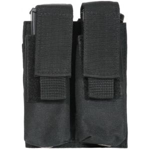 Outdoor Connection Black MOLLE Double Pistol Magazine Pouch